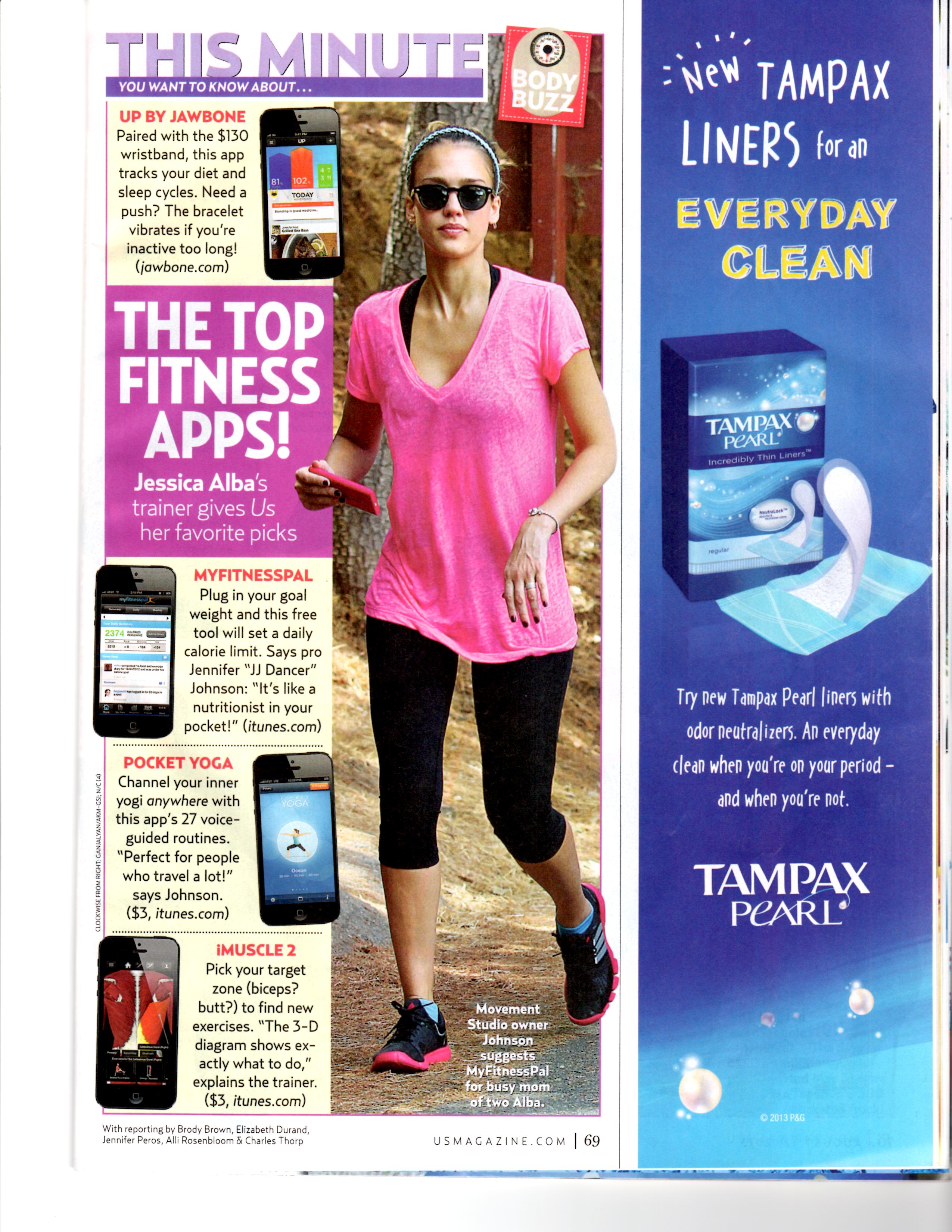 Us Weekly Aug Fitness apps